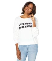 Пуловер Wildfox, Late Night Boos Crew Brushed Hacci Jersey Sweatshirt