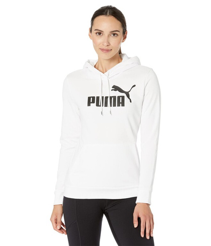 Женская толстовка Puma Essentials Logo, бело-черный