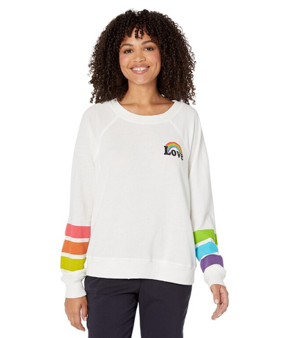 Худи Wildfox, Rainbow Stripes Sommers Sweatshirt
