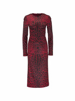 Коктейльное платье с леопардовым принтом Dolce&Gabbana