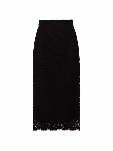 Гипюровая юбка миди Dolce&Gabbana