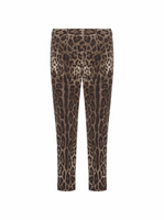 Укороченные брюки с леопардовым принтом Dolce&Gabbana