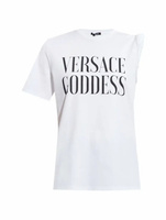 Хлопковая футболка с принтом Versace
