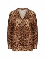 Кардиган с леопардовым принтом Dolce&Gabbana