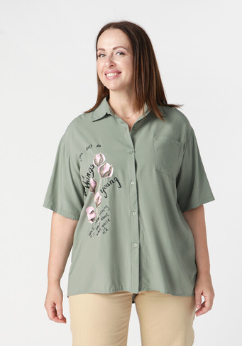 Блуза с коротким рукавом "Отличная идея"