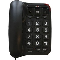 Проводной телефон TeXet TX-214, черный
