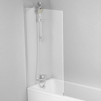 Шторка на ванну AM.PM Gem W90BS-080-140CT стекло прозрачное Am.Pm