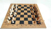 Шахматы, шашки, нарды набор "Классика" 3 в 1 Собственное производство