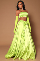 Юбка Fashion Nova 22GWF0605, зеленый