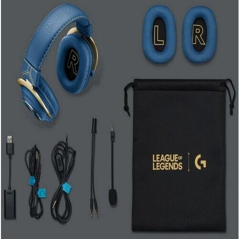 Наушники Logitech 981-001106 Abyss Blue Logitech G