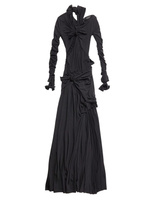 Платье с узлом Balenciaga, черный