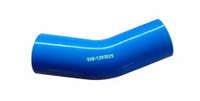 Патрубок радиатора короткий МАЗ гнутый угол 135° син.силикон L220мм, Ø60 500-1303025, Балаково