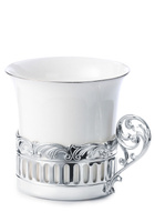 Кофейная чашка "Богема" фарфор, серебро АргентА