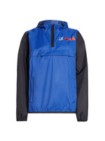 Куртка-ветровка K-Way с молнией на половину длины Comme des Garçons PLAY, синий