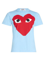 Футболка с логотипом Play Heart Comme des Garçons PLAY, синий