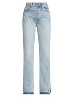 Распущенные джинсы прямого кроя с двумя разрезами EB Denim