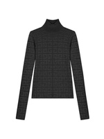 Кружевной свитер с монограммой Givenchy, черный