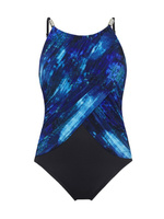 Слитный купальник Lisa Tie-Dye Magicsuit, синий