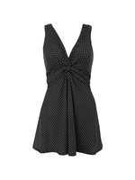 Купальное платье Pin Point Marais Miraclesuit Swim, Plus Size, черный