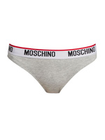 Трусы с логотипом Moschino, серый