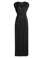 Платье Athena Sheen с поясом Norma Kamali, черный