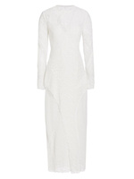 Кружевное платье с вышивкой Re-Edition Proenza Schouler, белый