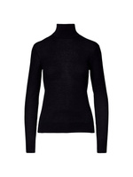 Кашемировый свитер с высоким воротником в культовом стиле Ralph Lauren Collection, черный