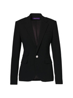 Шерстяная куртка Parker в культовом стиле Ralph Lauren Collection, черный