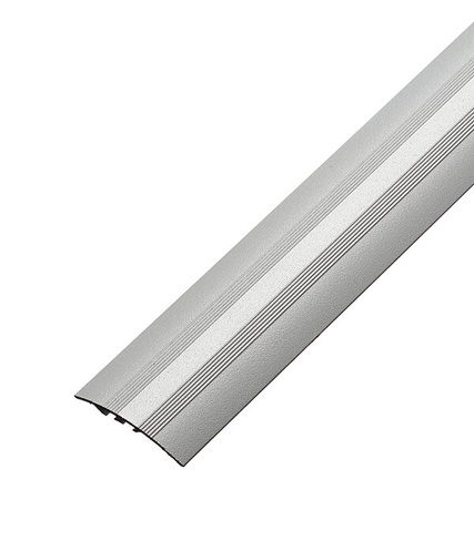 Порог алюминиевый разноуровневый кант 40х900 мм серебро перепад до 8 мм ПилотПро
