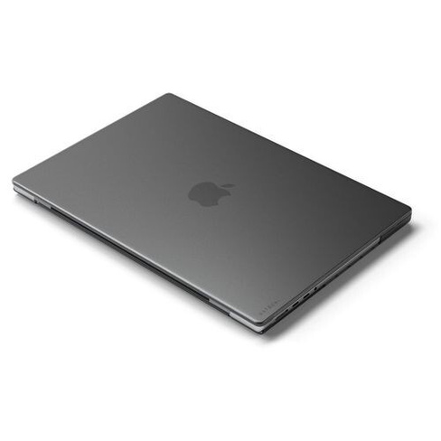 Чехол для ноутбука 16" SATECHI Eco Hardshell, черный/прозрачный, MacBook Pro 16 [st-mbp16dr]
