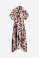 Платье H&M Twist-detail, фиолетовый