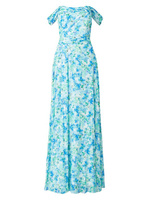 Платье Whitley с открытыми плечами Shoshanna, синий