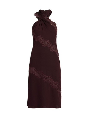 Кружевное платье-комбинация с вырезом халтер Stella McCartney