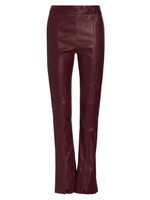 Кожаные брюки Skinny Love с разрезом спереди TWP, бордовый