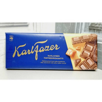 Шоколад Karl Fazer молочный с соленой карамелью 180 г (из Финляндии)