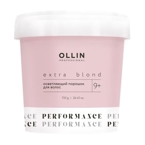 Осветляющий порошок для волос Extra Blond Performance 9+ Ollin Professional (Россия)