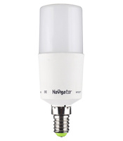 Лампа светодиодная Navigator Е14 4000К 10 Вт 176-264 В трубка матовая