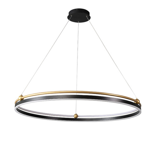 Подвесная люстра Crystal Lux FERNANDO SP88W LED BLACK/GOLD