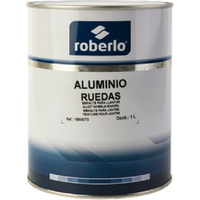 Эмаль ROBERLO aircolor silver wheel серебристая, 400 мл