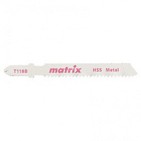 Полотна для электролобзика по металлу, 3 шт,T118B, 50 x 2 мм, HSS MATRIX