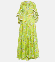 Платье макси рами с цветочным принтом DOROTHEE SCHUMACHER, разноцветный
