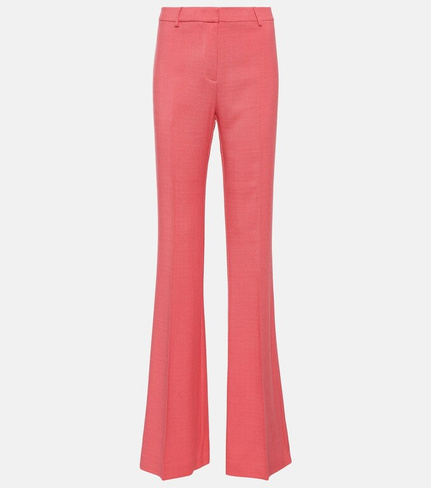 Расклешенные брюки с высокой посадкой ETRO, розовый