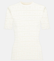 Жаккардовая футболка 4G GIVENCHY, белый