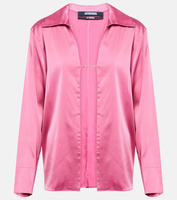 Атласная рубашка La Chemise Notte JACQUEMUS, розовый