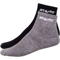 Средние носки STARFIT SW-206, серый меланж/черный, 2 пары УТ-00014188 Starfit