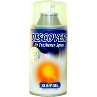 Сменный баллон для автоматического освежителя DISCOVER SUNRISE 320 мл, древесный/цветочный DSR 0016-10