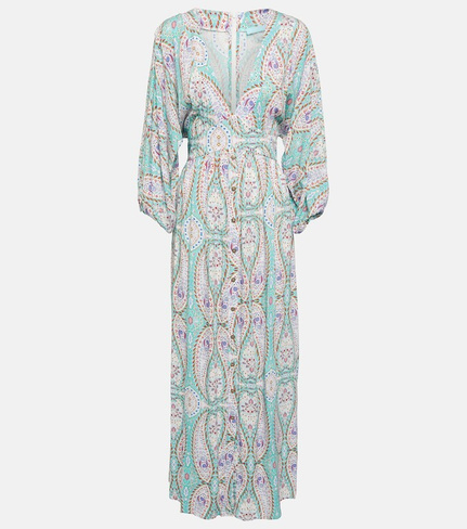 Платье макси Seline с узором пейсли MELISSA ODABASH, разноцветный