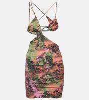 Мини-платье Lua с вырезами и принтом ROBERTA EINER, разноцветный