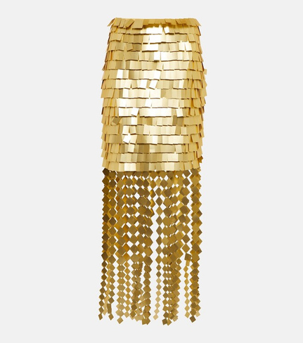 Декорированная юбка миди Lucee SIMKHAI, золотой