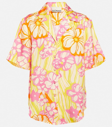 Рубашка Fenella с цветочным принтом ALÉMAIS, разноцветный
